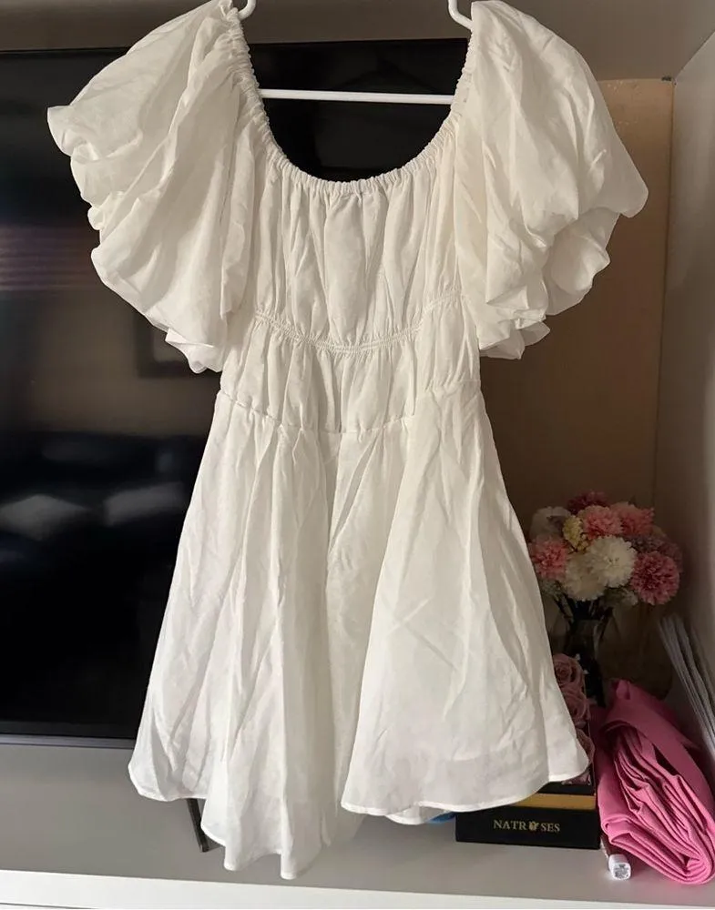 Princess Polly Halton Mini Puff Sleeve Dress NEW - Image 6