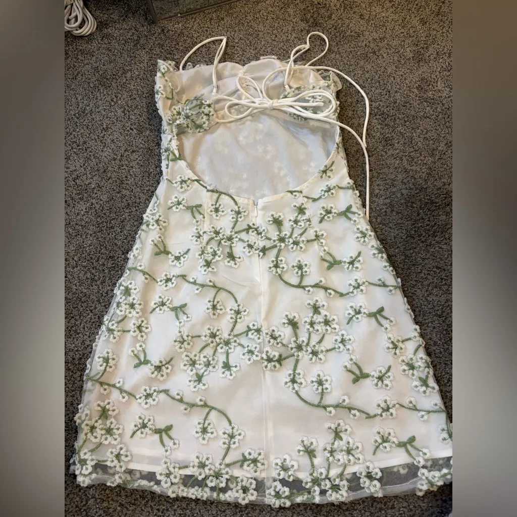 12th Tribe  Floral Mini Dress - Image 3