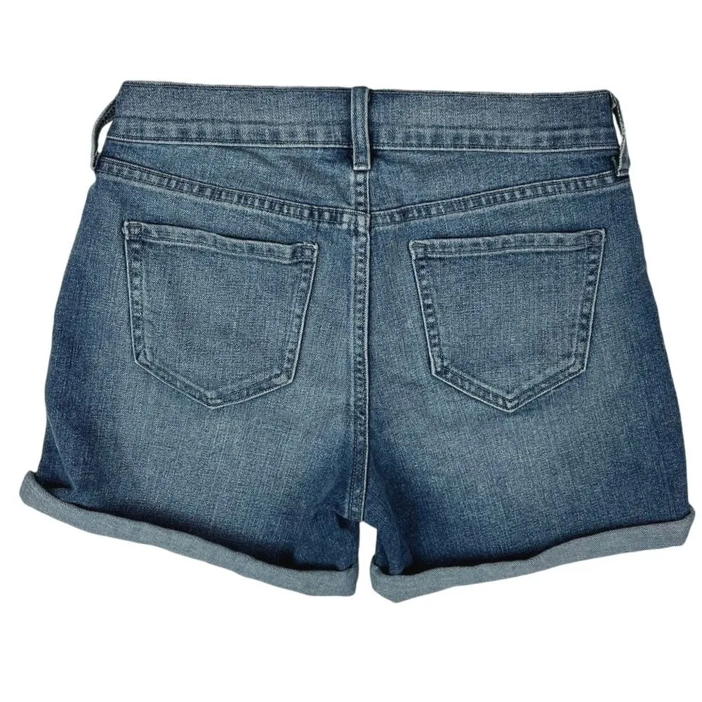 Old Navy The Sweetheart Women's Blue Denim Mid Rise Boyfriend Jeans Shorts Sz XS - Image 2