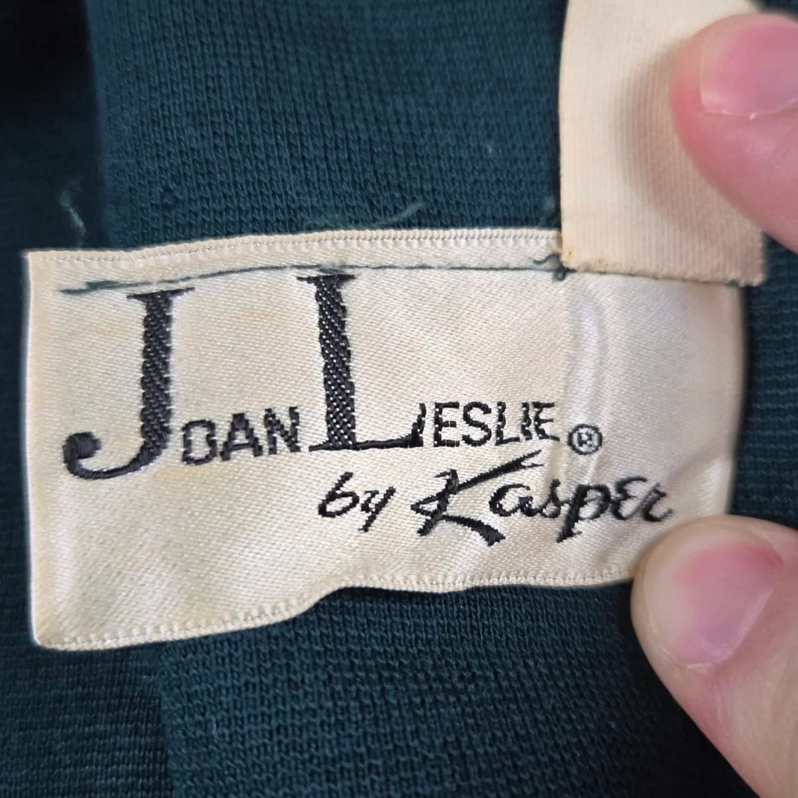 Vintage 70s Green White Tweed Jumper Turtleneck Belted Cottage Dress Size Small - Image 14