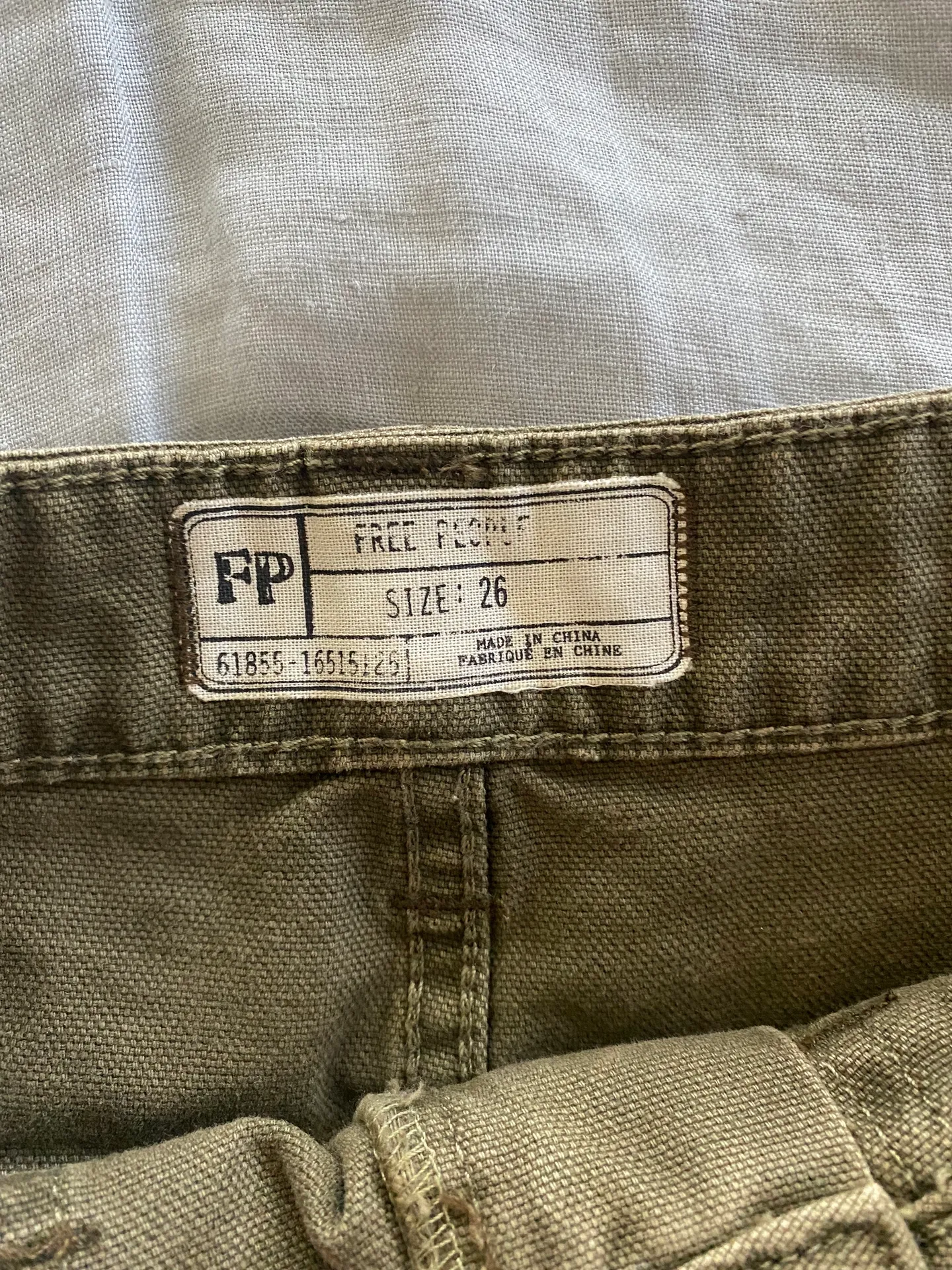 Free People Green Cargo Skirt - Image 5