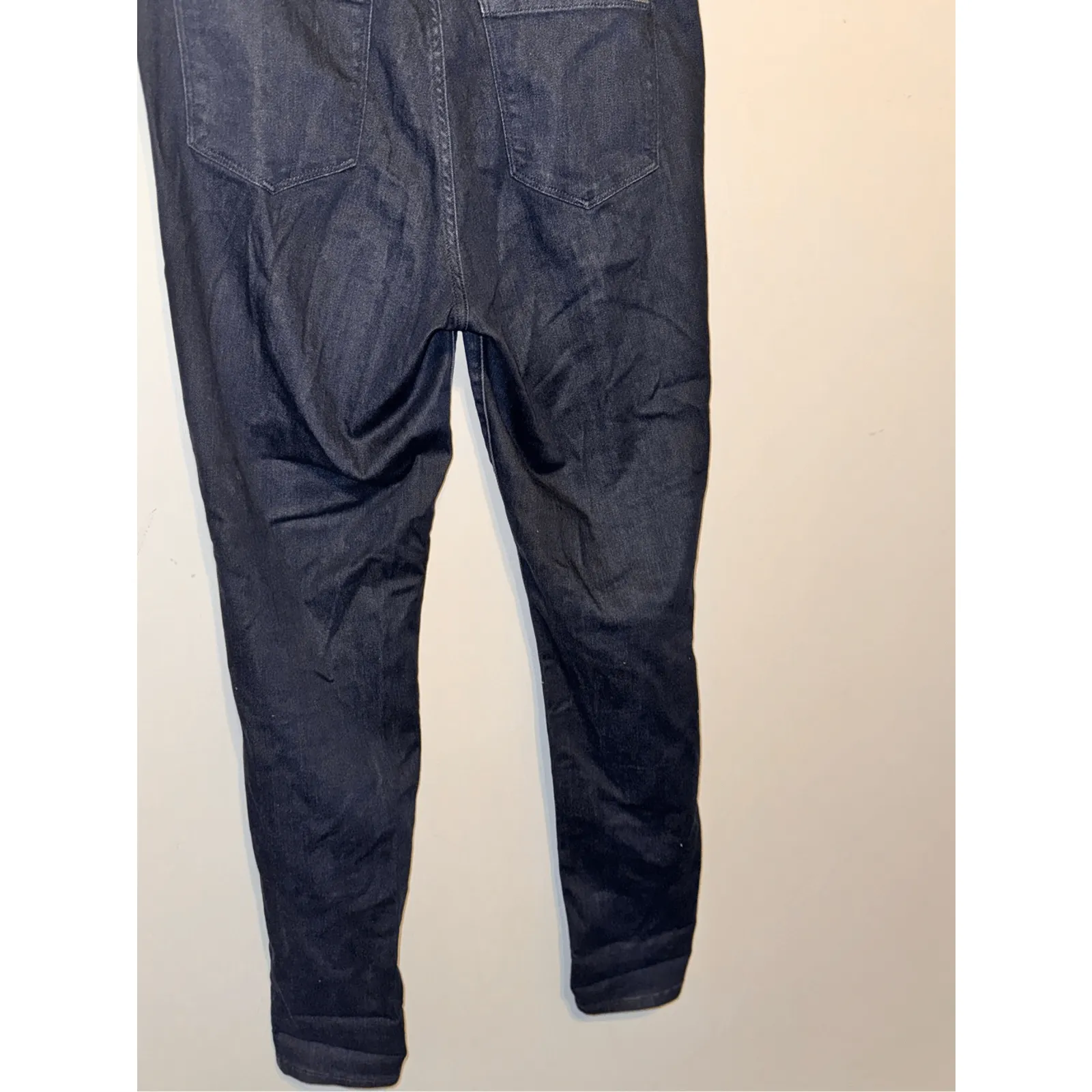 Eddie Bauer Women’s 12 Tall Slightly Curvy High Rise Skinny Blue Jeans - Image 6