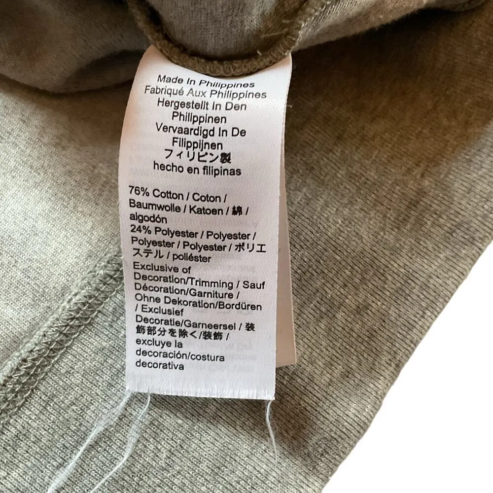 I. Crew Women’s Velour Pullover Hoodie. Gray. Size Large Gray - Image 7