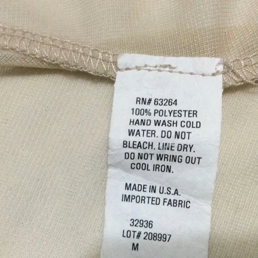 Party Wedding a 2 piece top set‎ from Collections by Dress Barn sequin tank Sz M - Image 7