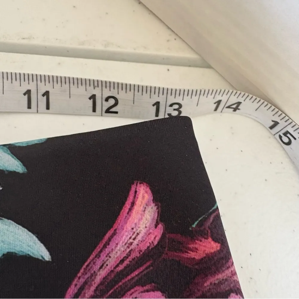 NWOT Ted Baker London dabah pencil skirt black floral size 1 - Image 13