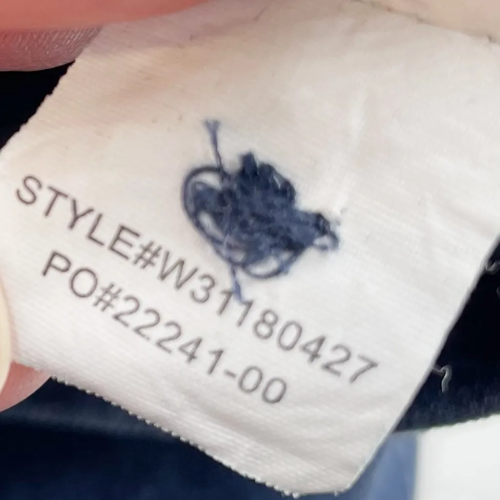 Prana Kara Indigo Blue Denim Skirt Women's Size 6 Button Front Organic Cotton - Image 5