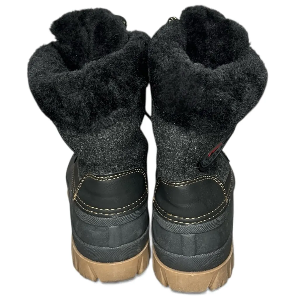 Storm By Cougar Women's Cozy Winter Boot black snow waterproof outdoors Size 6 - Image 5