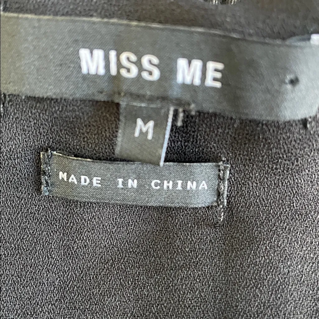 Miss Me Black Floral Tank Top - Image 5