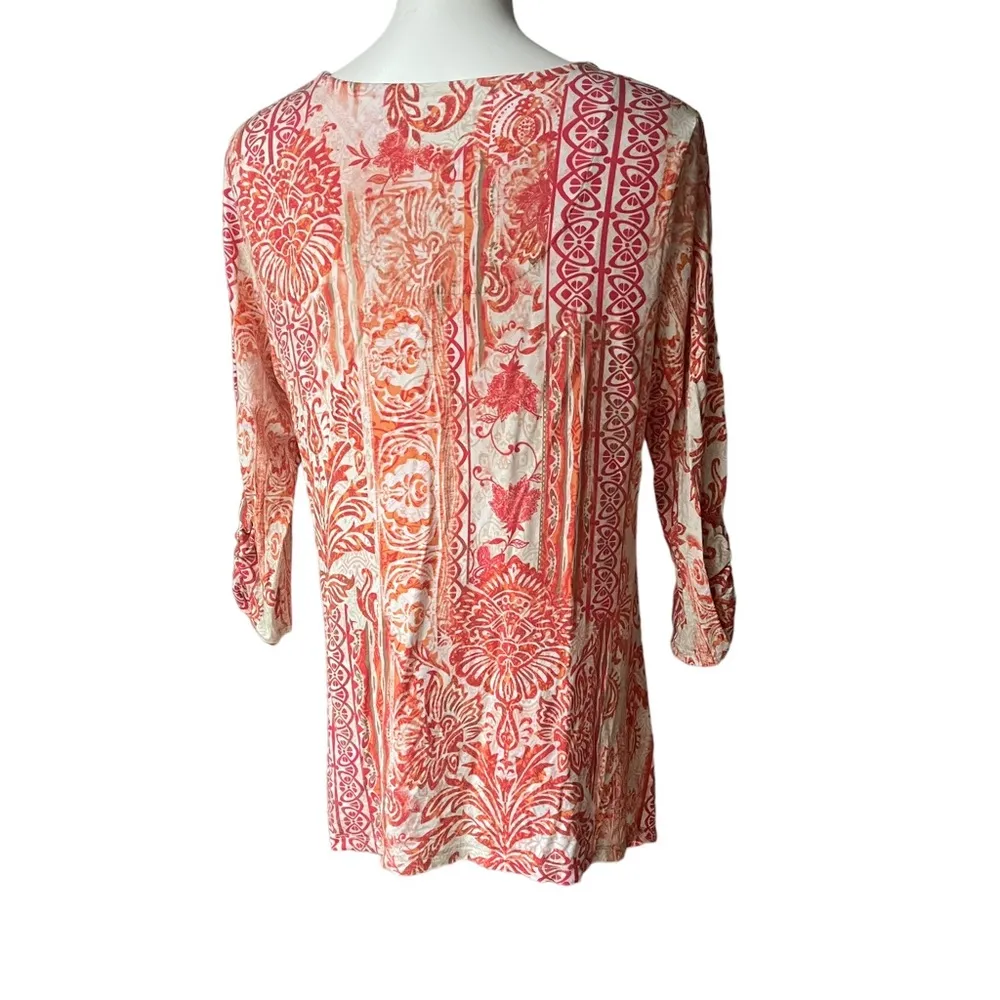 Chicos Eclectic Elegance Top, Sz L/12 - Image 5
