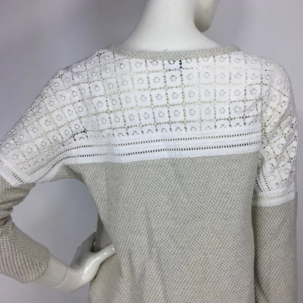 Lucky Lotus Lace Yolk Pullover - Image 4