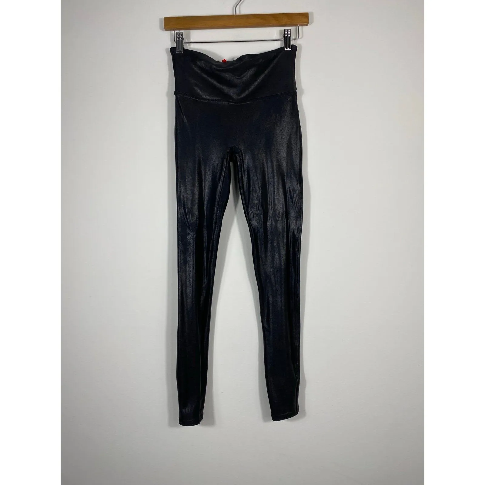 Spanx Faux Leather Leggings Spanx by Sara Blakely Faux Leather Leggings Size M - Image 2