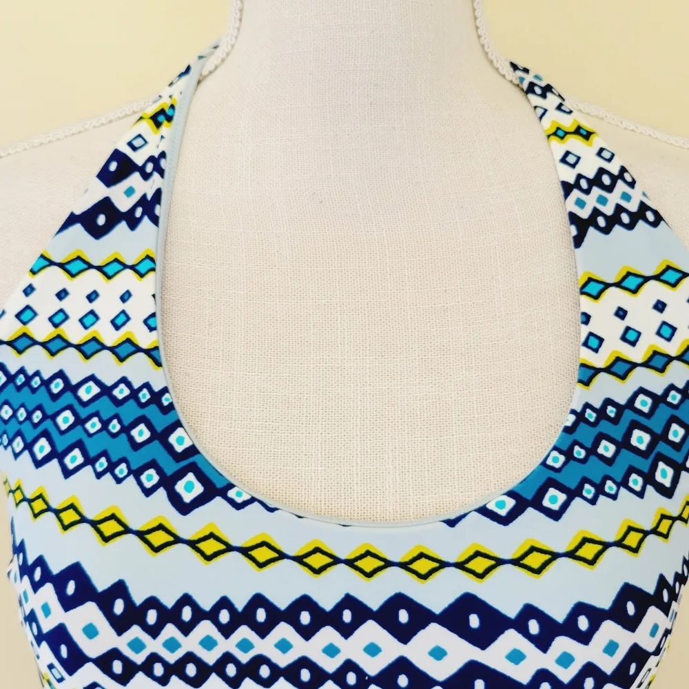 Aerie tribal cutout one piece swimsuit size medium - Image 3