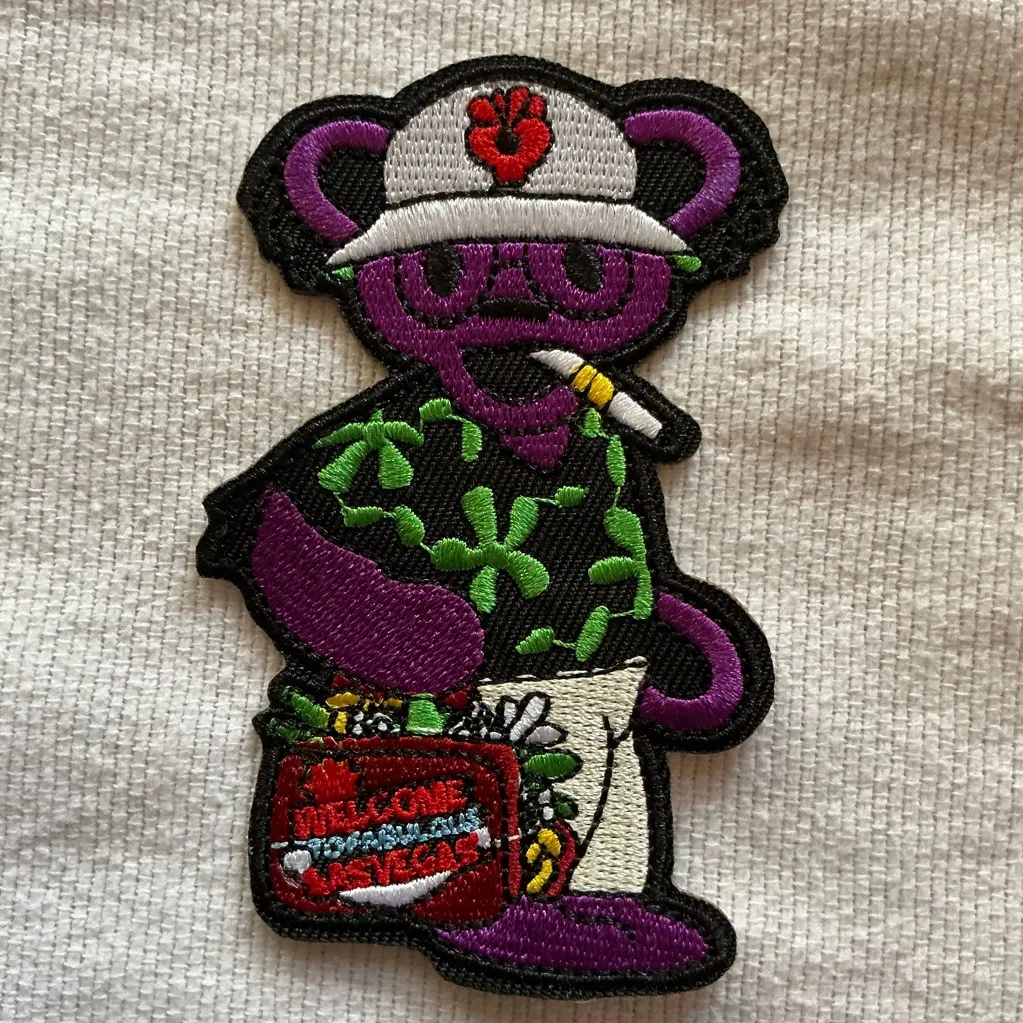 Grateful Dead Hunter Thompson Dancing Bear Patch - Image 4