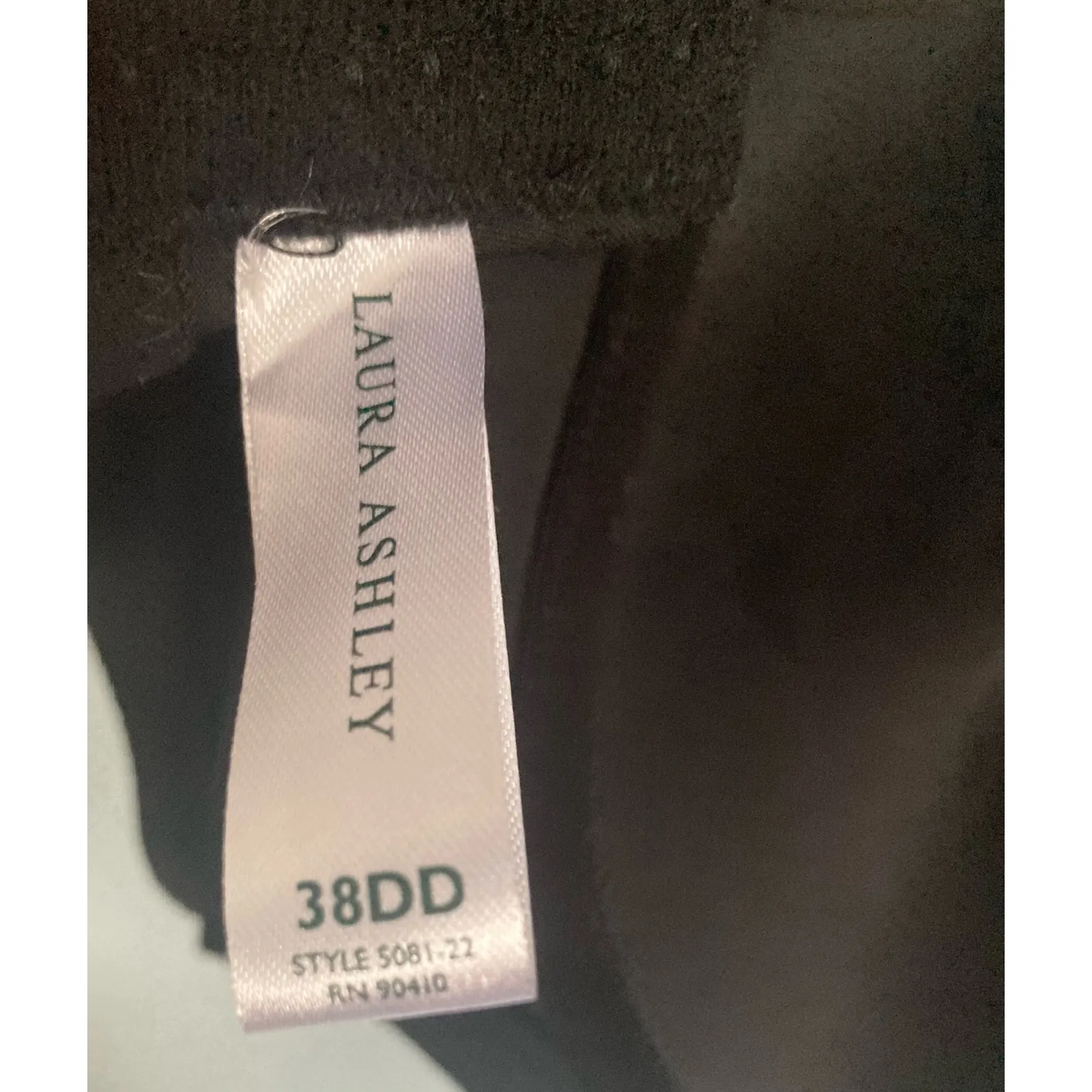 Laura Ashley Bra Black 38DD NWOT - Image 7