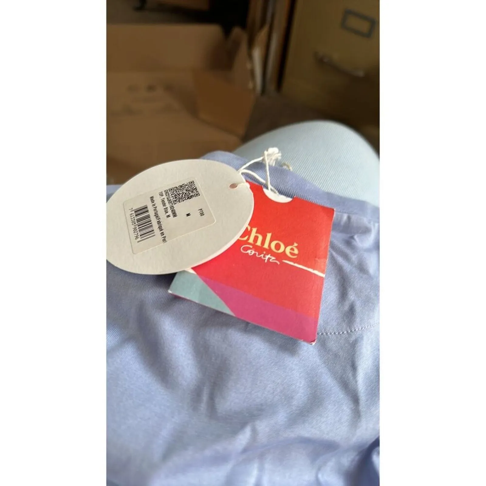 Corita Kent Graphic print Cotton jersey T shirt In Tender Blue M - Image 7