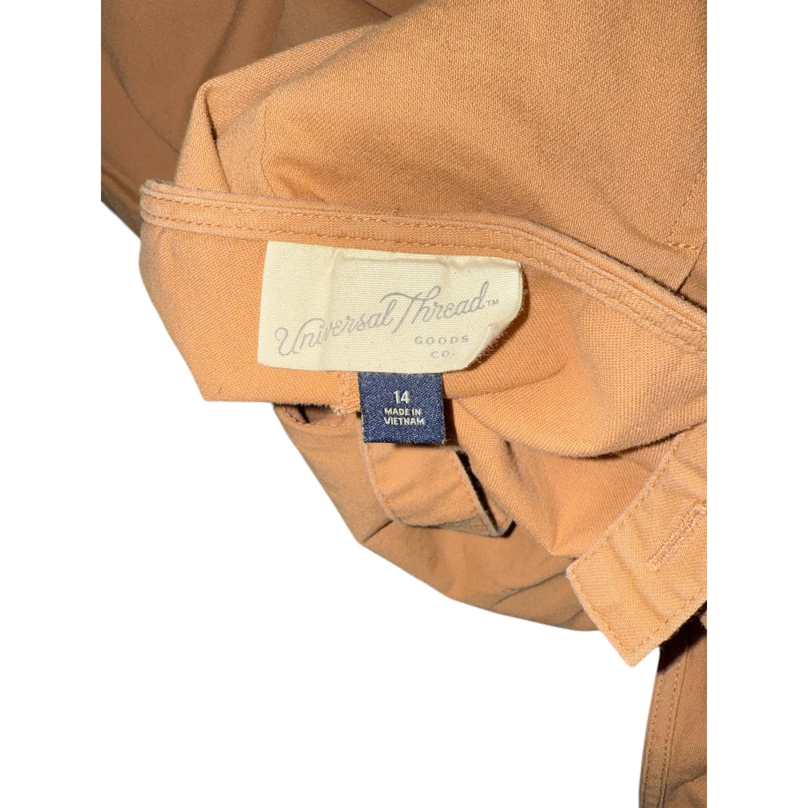 Universal Thread Cropped Overalls Rust Colored Wide Leg Casual Jumpsuit 14 - Image 7