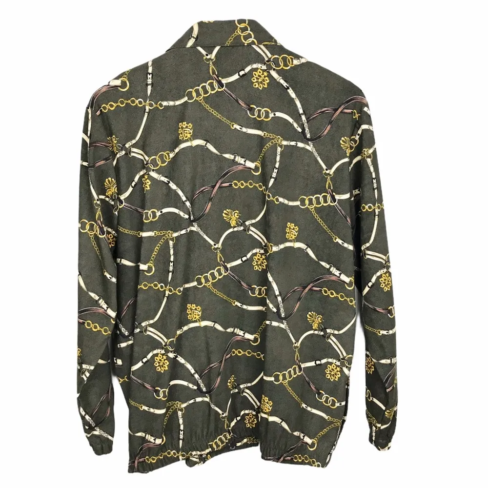 Vintage BonWorth Equestrian Print Zip Up Jacket - Image 2