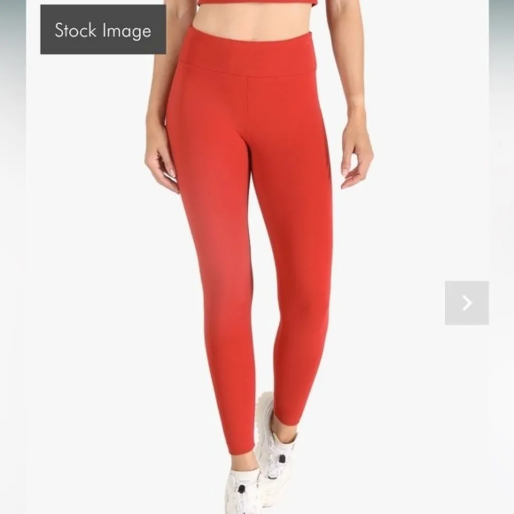 NWOT Koral Drive High Rise Blackout Activewear Gym Legging Rouge Red Orange sz S - Image 15