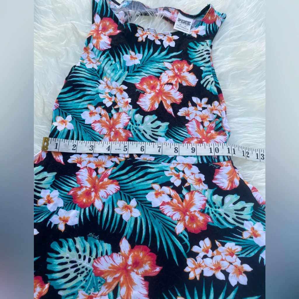 PINK Juniors Tropical Sundress Sz XS - Image 3