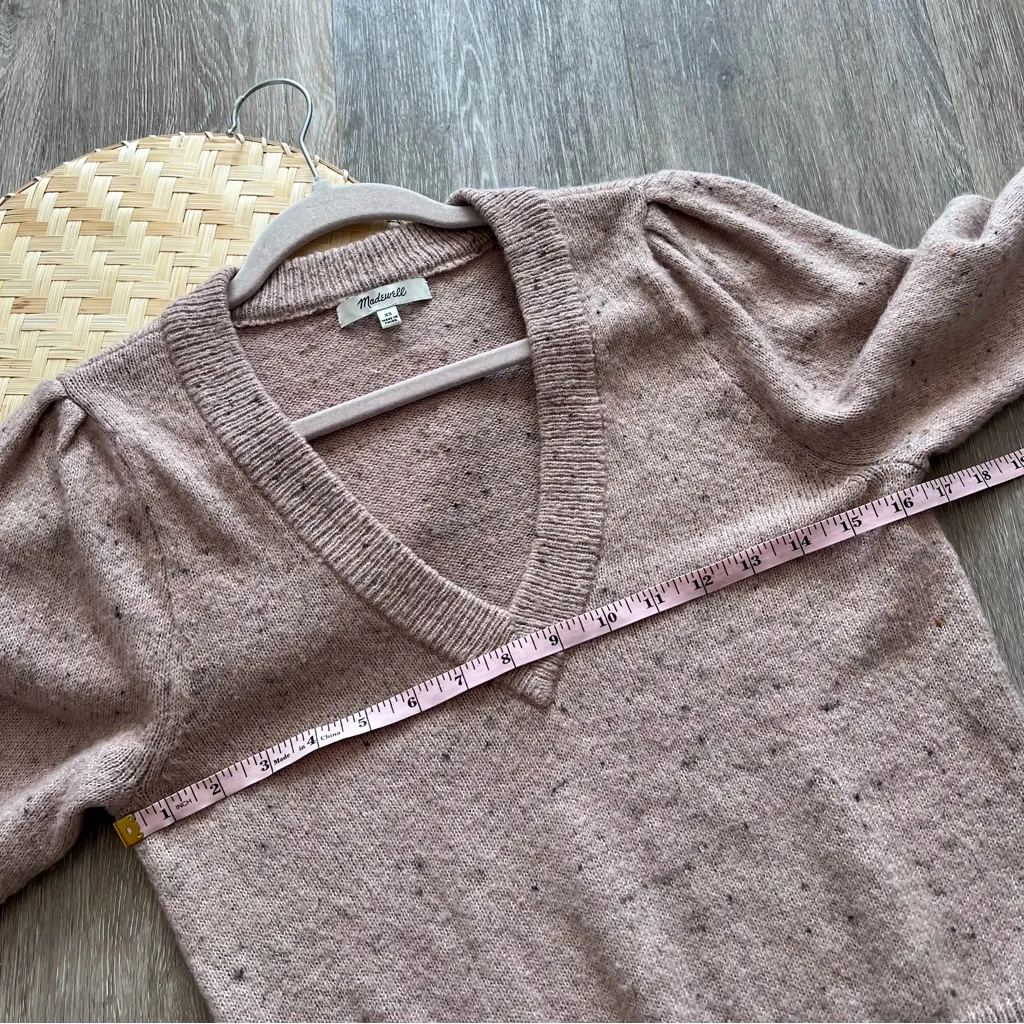 Madewell‎ Donegal Westgate V-Neck Sweater in Coziest Yarn - Image 6