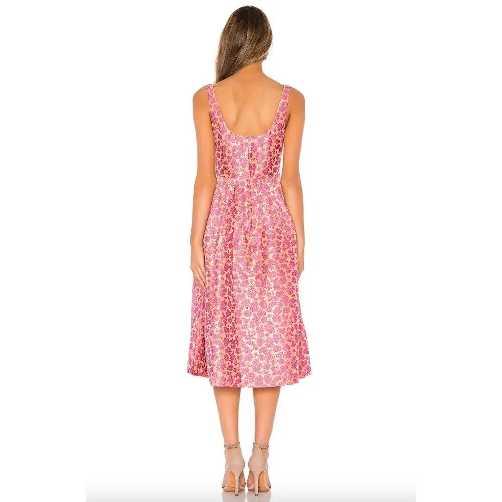 Jill Jill Stuart Sweetheart Fit and Flare Dress Babydoll Pink Womens Size 4 - Image 3