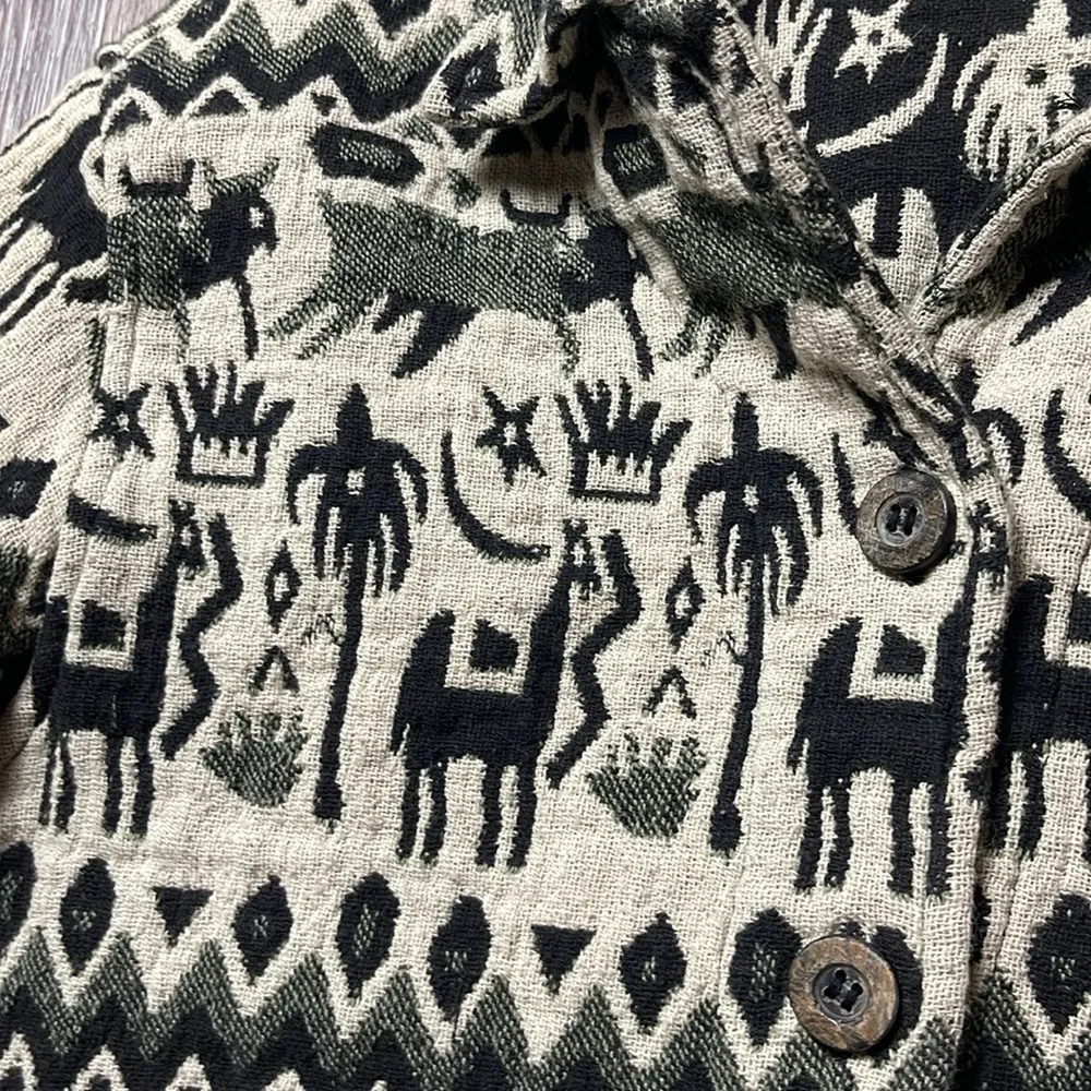 Chico’s Safari Print Blazer/Jacket/Shacket Size 0/Small - Image 12