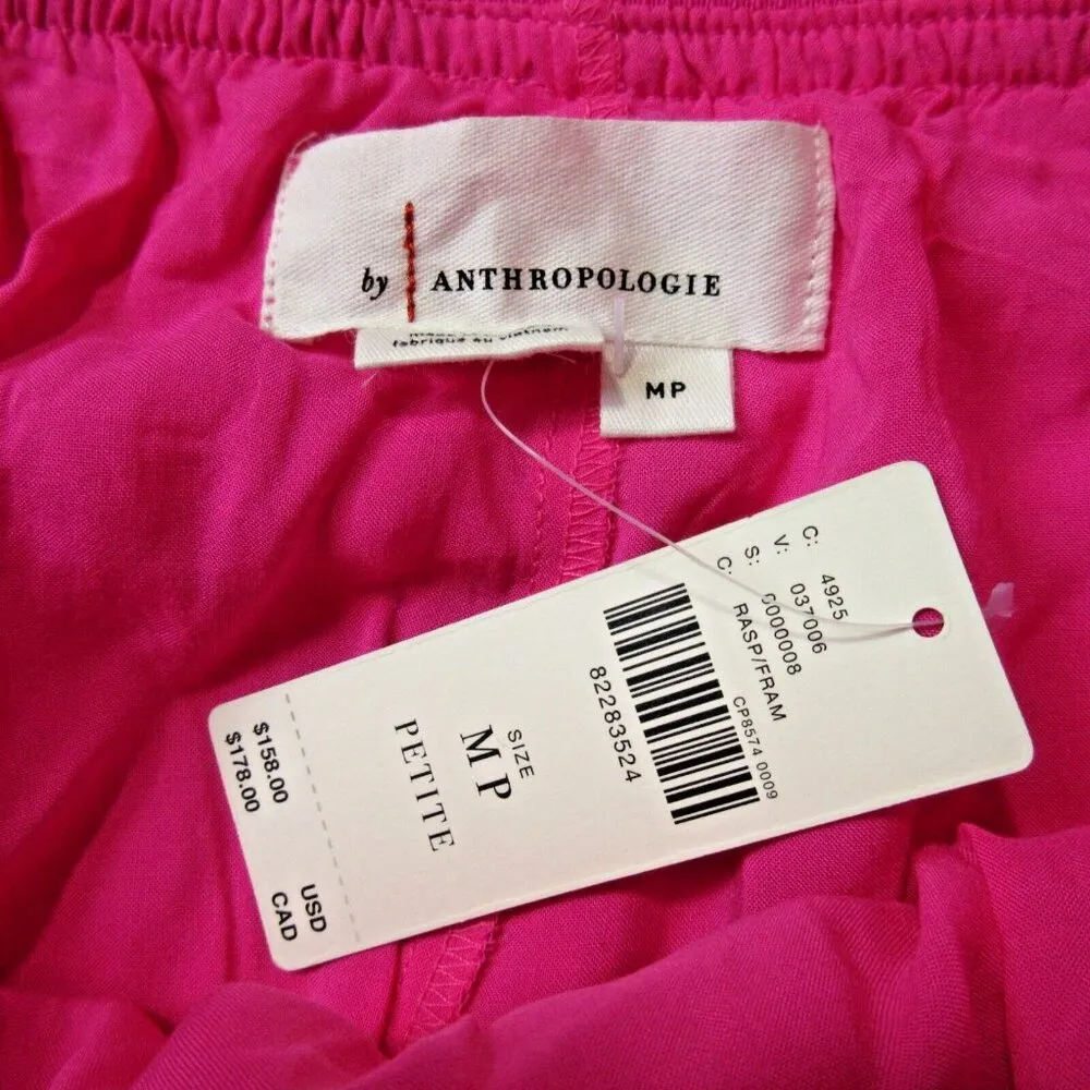 NWT by Anthropologie Chéri Cheri in Raspberry Pink Ruffled Tulle Midi Skirt MP - Image 8