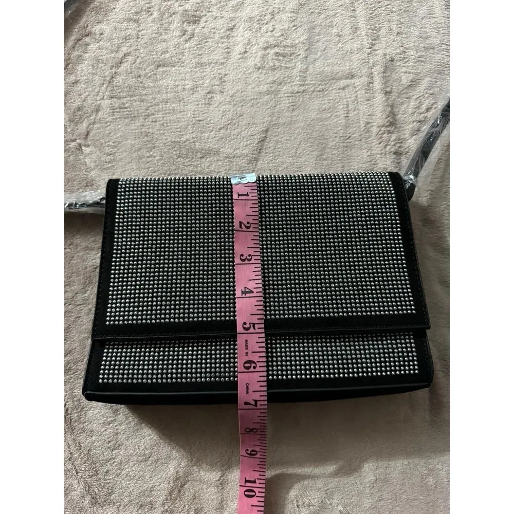 Badgley Mishka | Embellished Microsuede Crossbody‎ Bag - Image 13