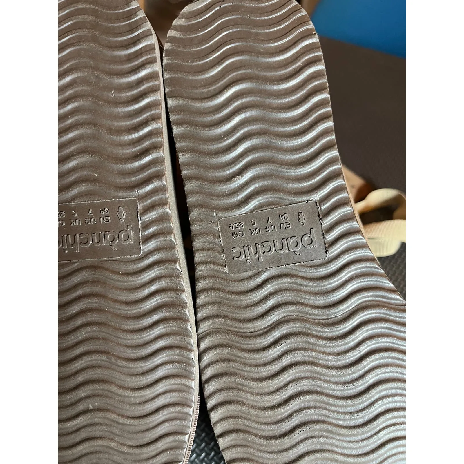 New‎ Panchic Women's Ankle Boots Suede Sneakers Lace Up Size 38, US 8 - Image 4