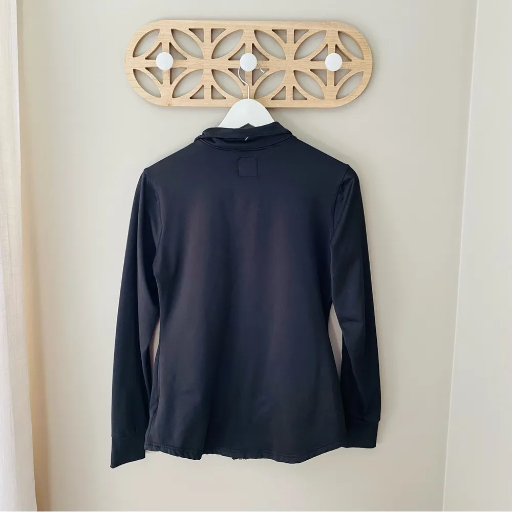 Old Navy  Zip Up Work Out Jacket Black Sz Small - Image 6