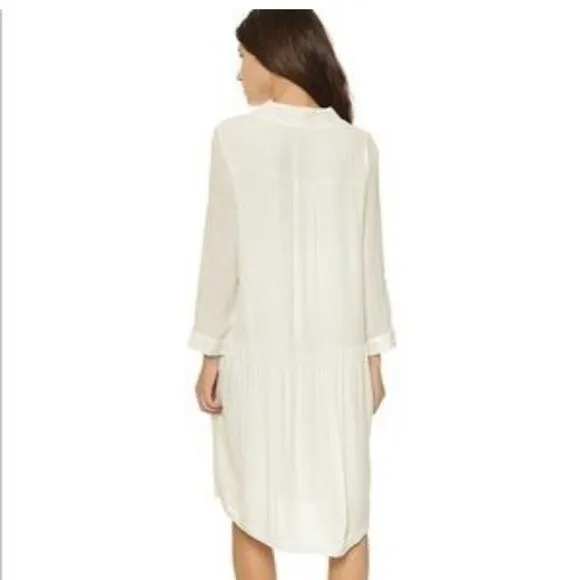 Just Female | Lola Drop Waist Mini Dress White XS - Image 2