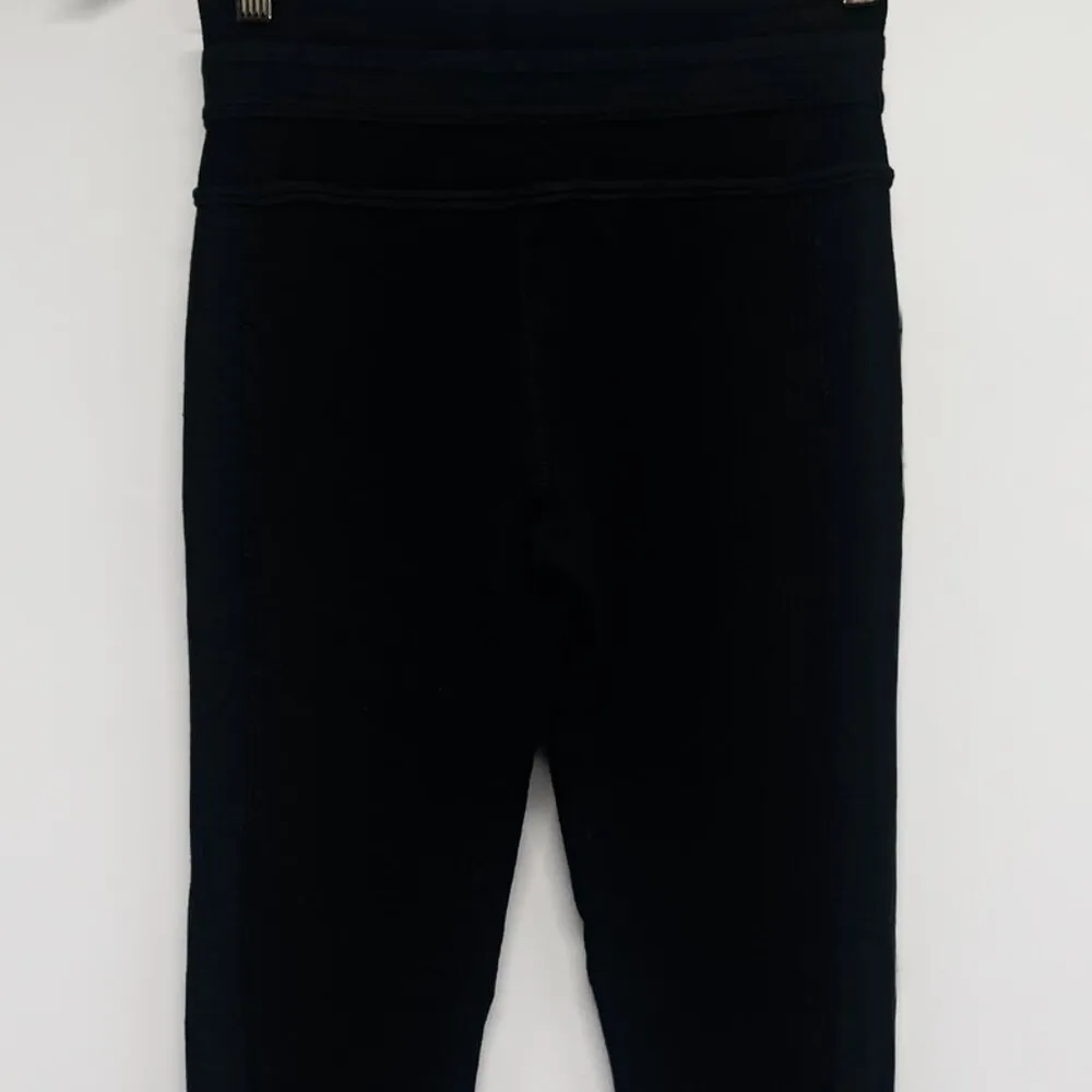 Free People Movement Bodhi French Terry Lace Up Leggings Joggers Black Pants - Image 7