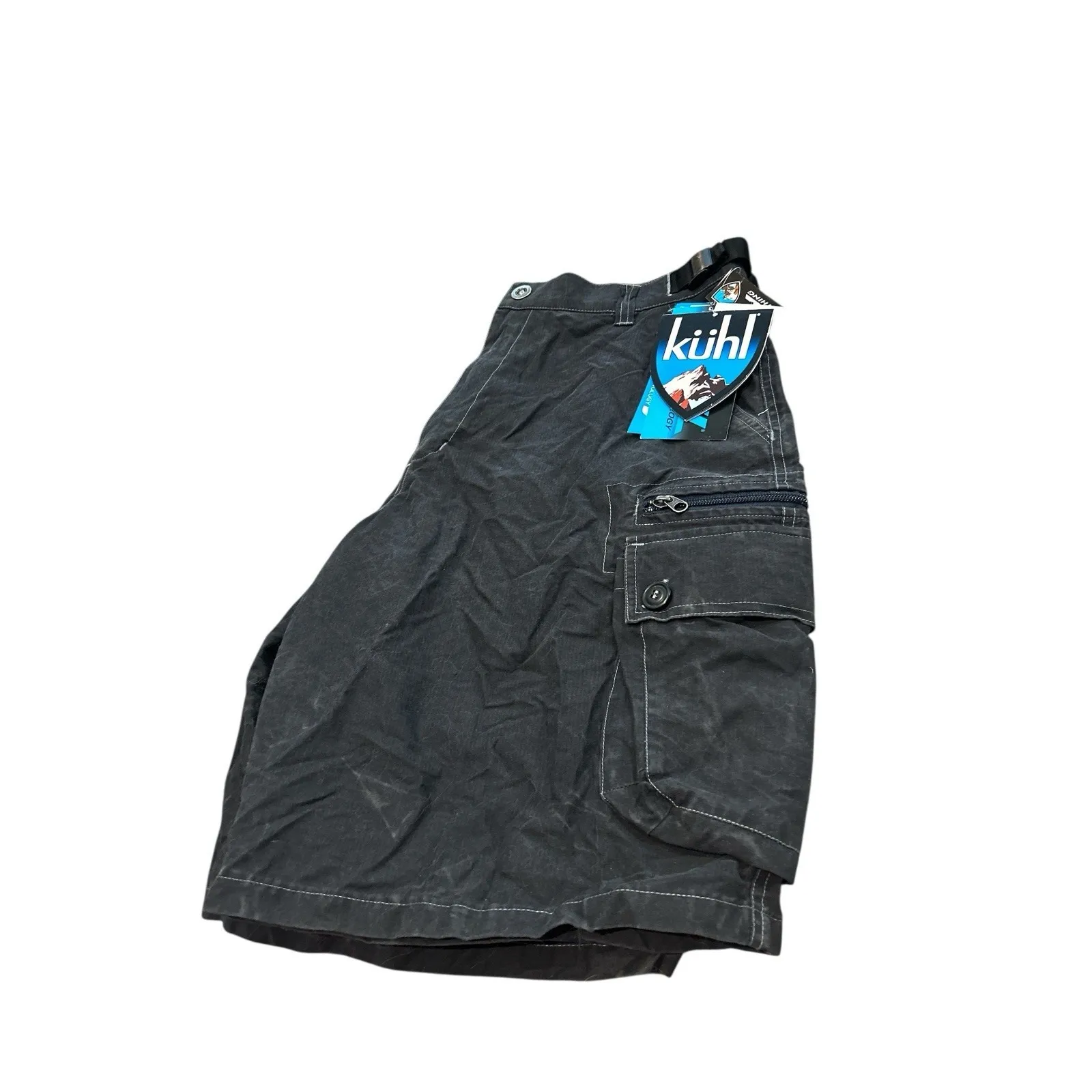 Kuhl Splash Shorts Womens 11" Cargo Outdoor Shorts‎ L Metal Black Hiking New - Image 3