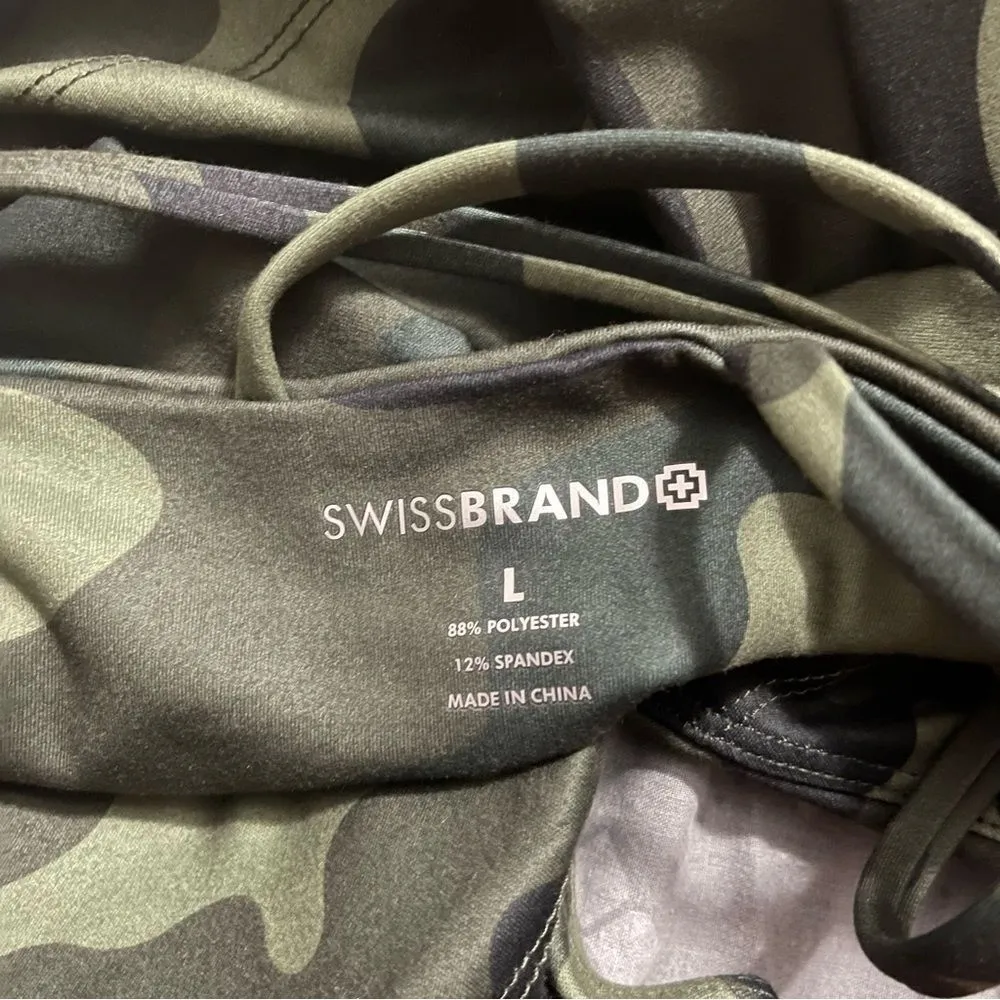 Swiss Brand Catalina Olive Camo Size Large Color Green Army Green Camouflage - Image 3