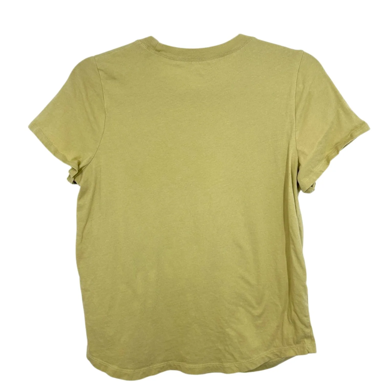 Madewell Softfade Cotton Basic Crewneck T Shirt Light Olive Green Size Medium - Image 3