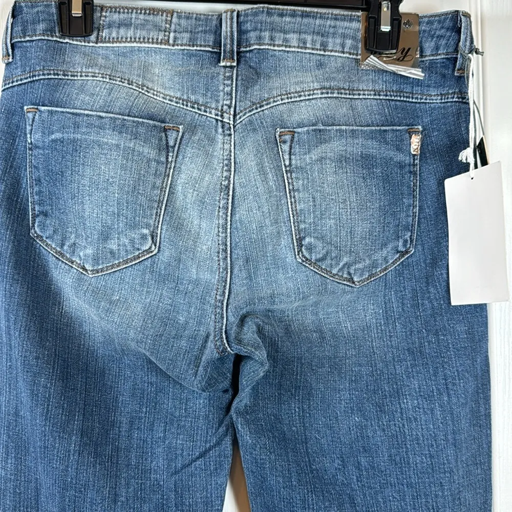 SIWY Ladonna Hi Waist Slim Crop Denim Blue Jeans Size 29 NWT #VEG - Image 3