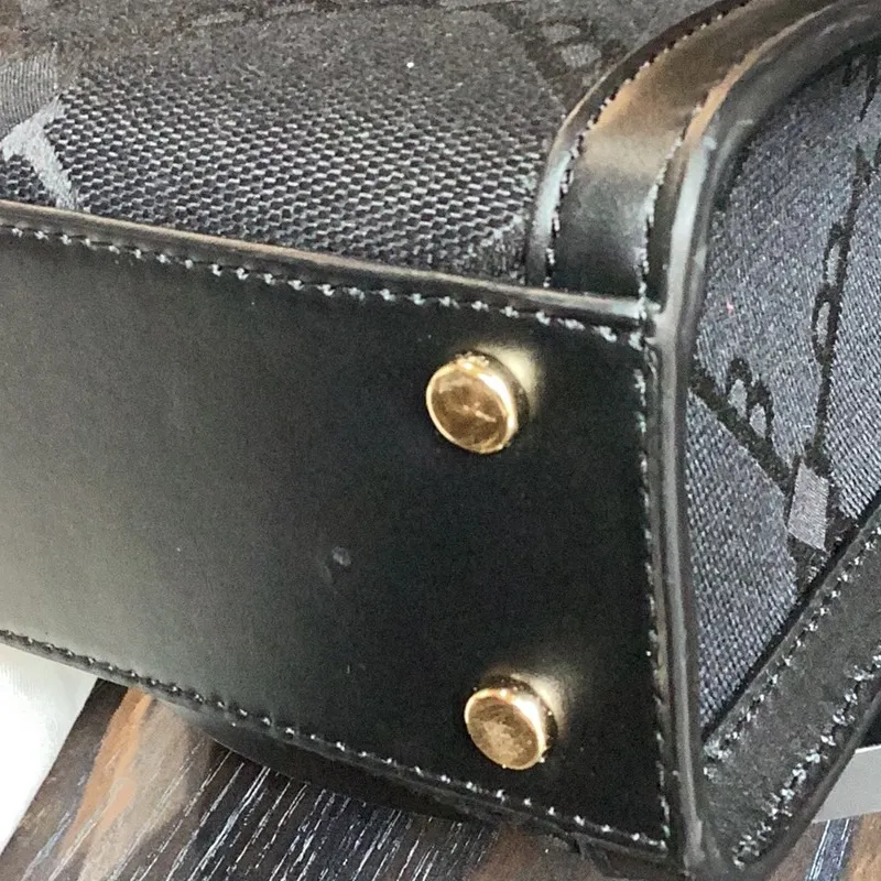 Ted Baker Emma Black Graphic Canvas Mini Tote Bag NWT - Image 6