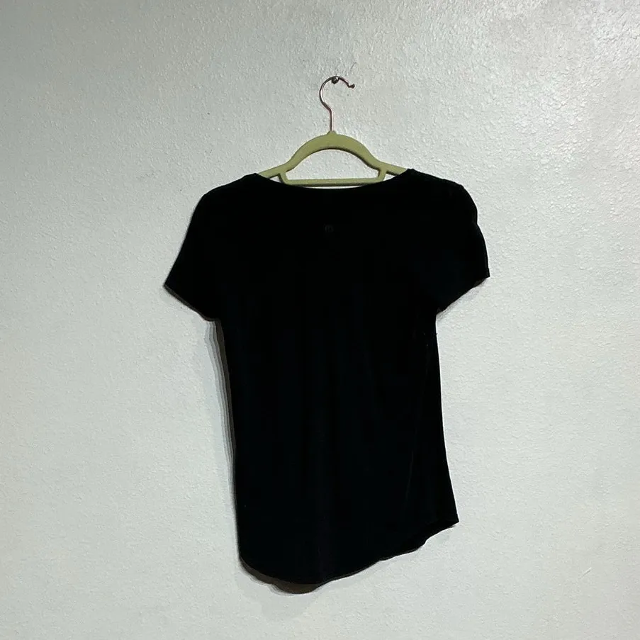 Lululemon Black Love Tee Scoop Neck Crew T - Image 7