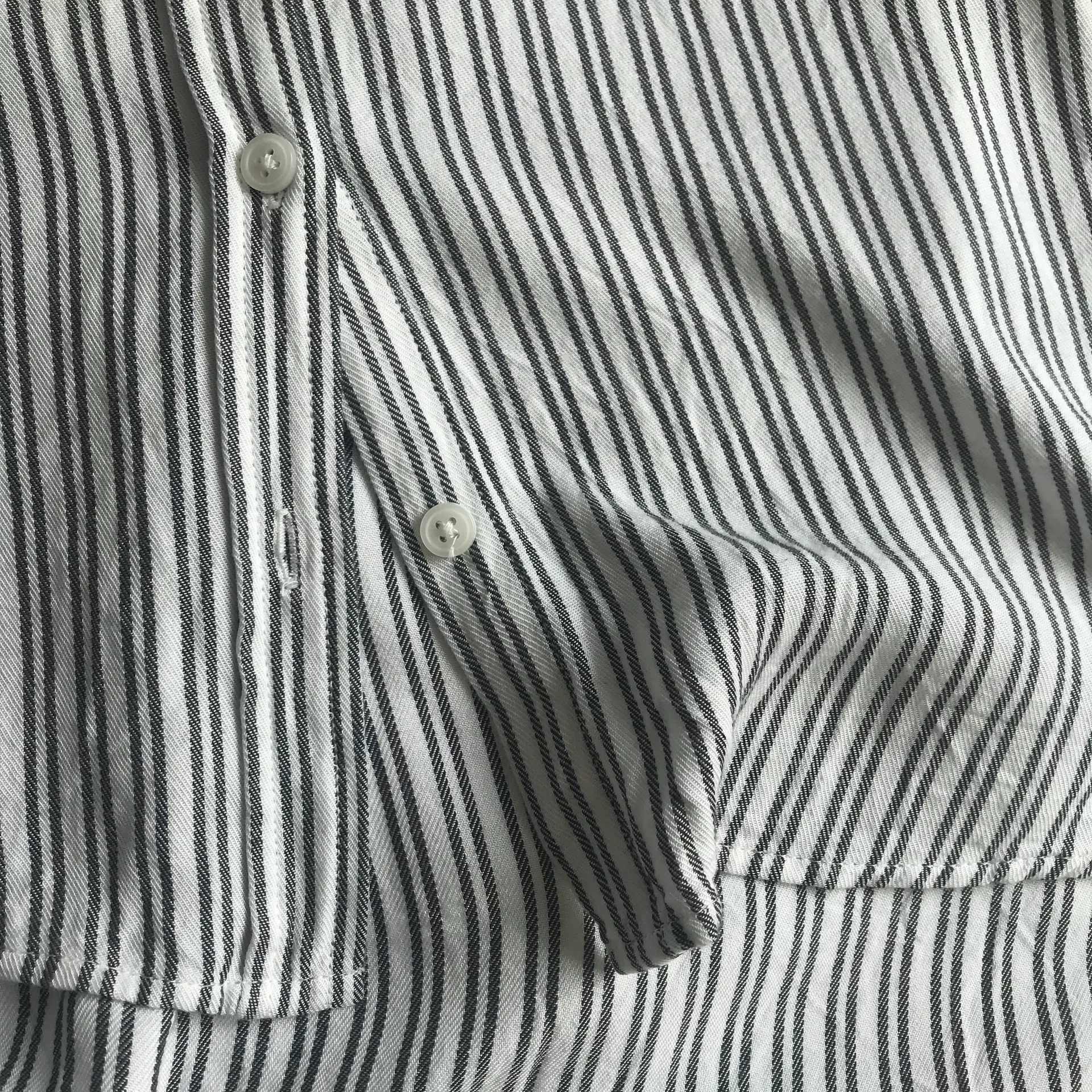 Universal Thread Striped Button Down Shirt - Image 5