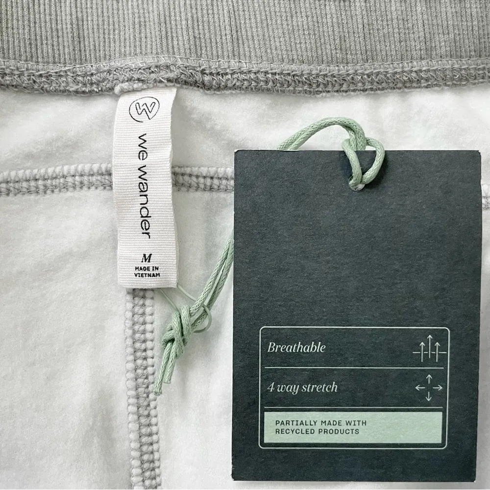 New  Camo Print Fleece Skinny Leg Joggers Sweatpants Grey Size Medium - Image 15