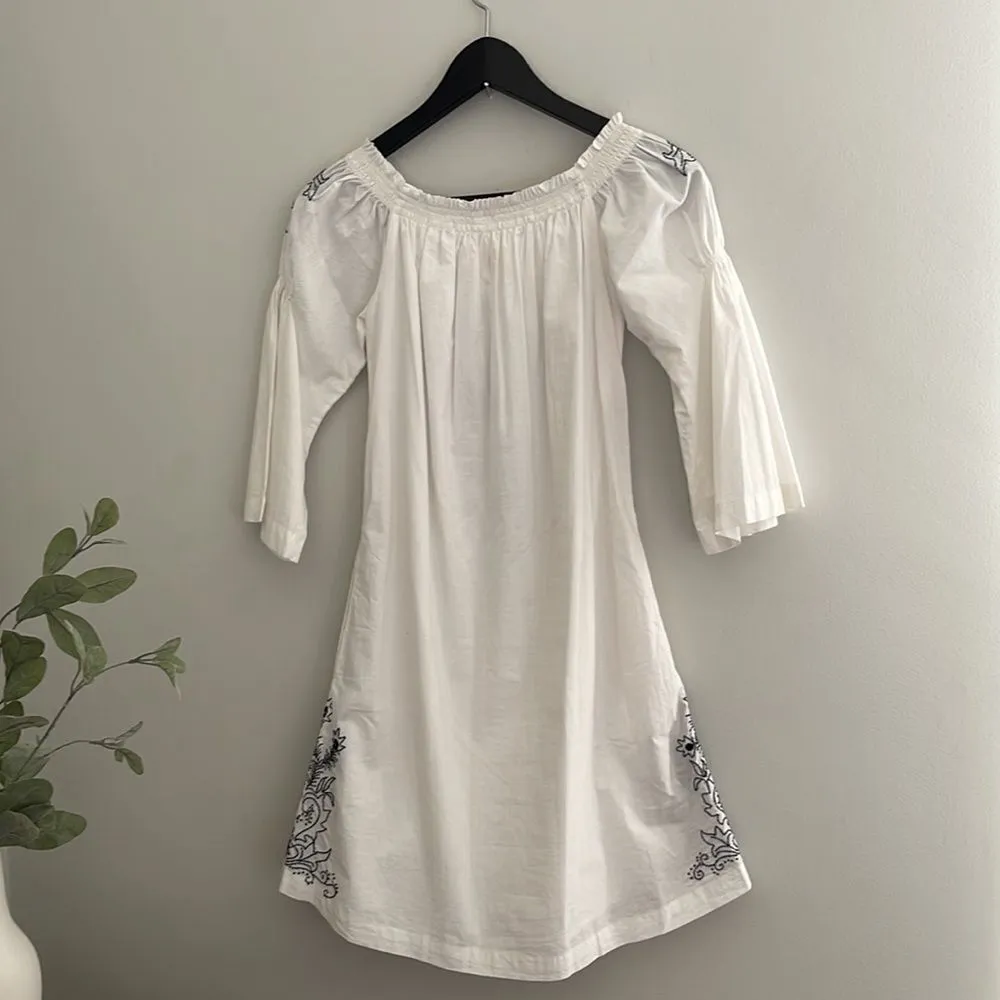 Union of Angels Cotton‎ Dress Size Small White - Image 7