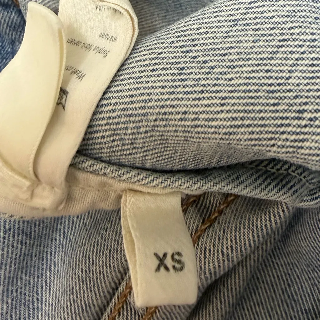 Reformation Jean Jacket Denim Oversized Size XS - Image 7