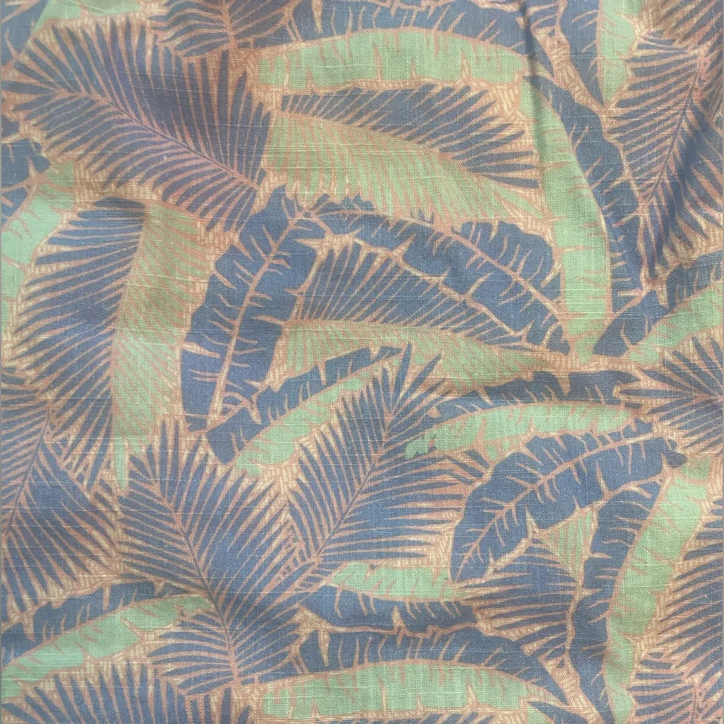 Vineyard Vines Hibiscus Print Island Palm Cotton Off The Shoulder Mini Dress - Image 7