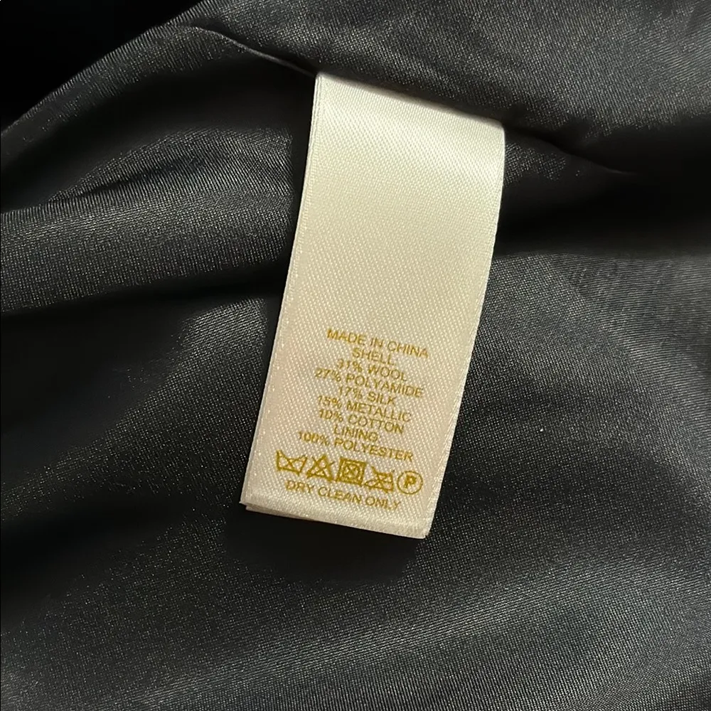 Kate Spade Andi Silver Metallic Peplum Dress - Image 6