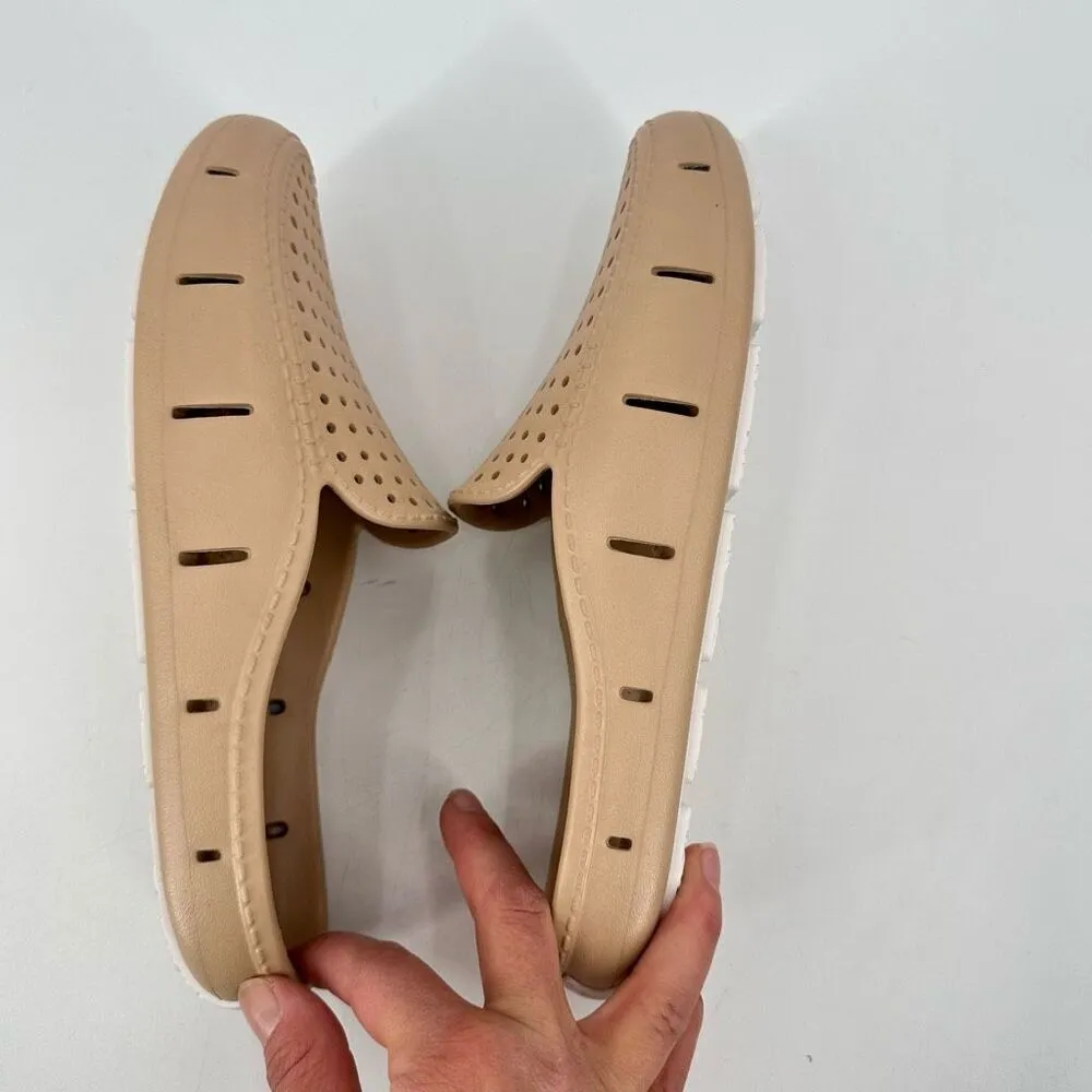 NWOT Floafer Sunset Ladies Rubber‎ Slides Warm Sand/Coconut Sunset 1.0 Size 9 Tan - Image 6