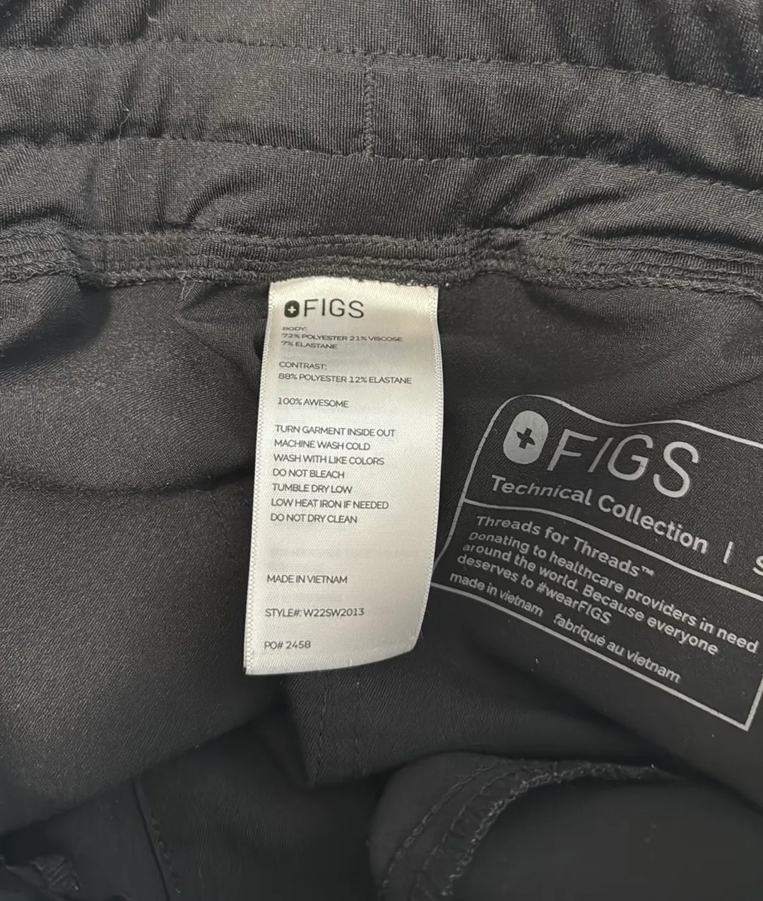 Black Scrub Pants - Image 5