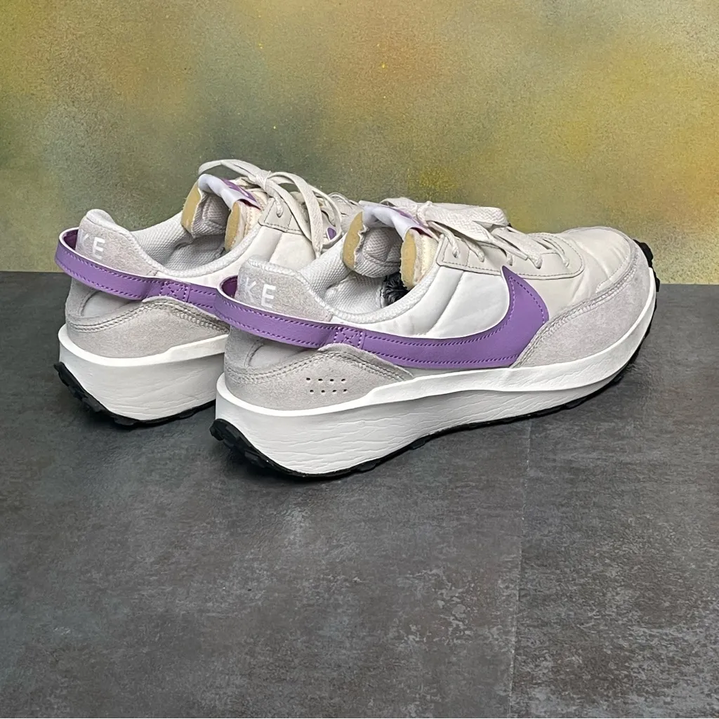 Nike Waffle Debut Women's Sail White/Lilac Retro Style Sneakers Sz 10 - Image 8