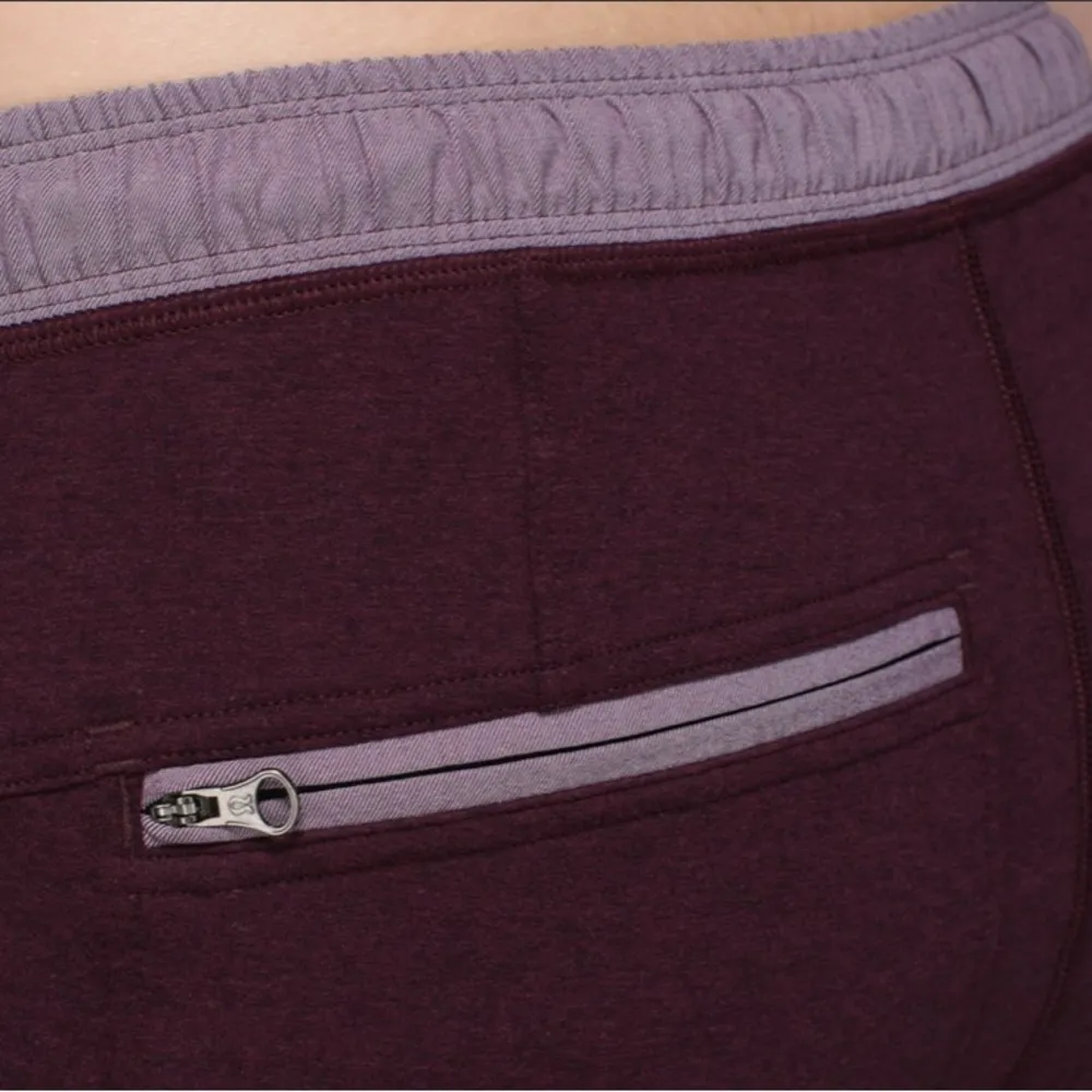 Lululemon Happy Yin Year Pants Sweatpant II Heathered Bordeaux Drama Purple 2 - Image 7