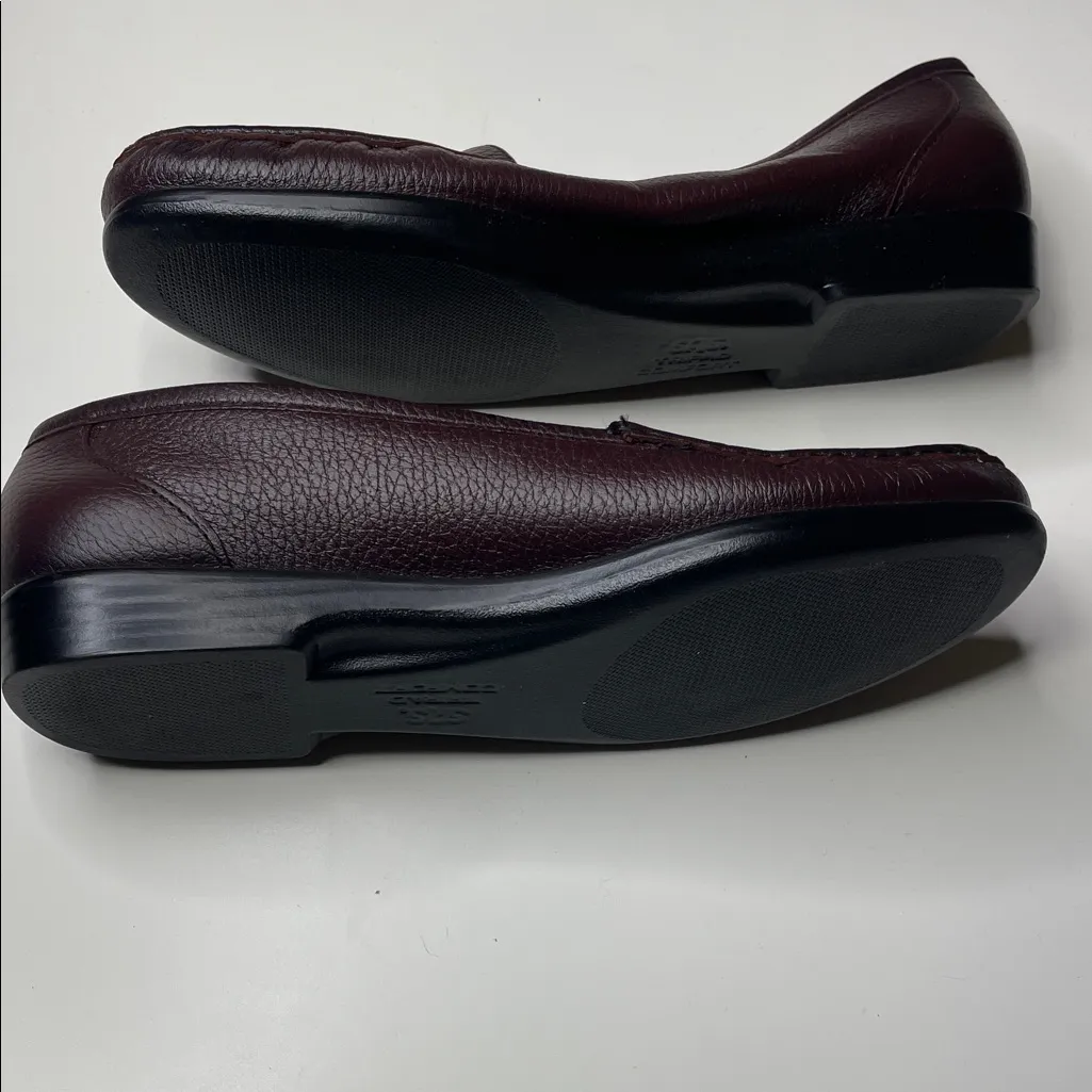 SAS Deep Burgundy Leather Slip - Image 5