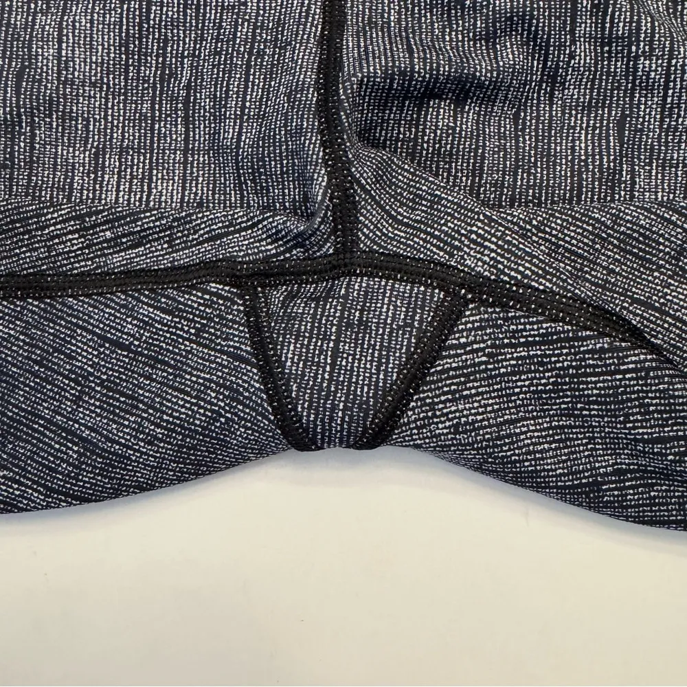 Lululemon Full On Luxtreme Wunder Under Crop Legging Burlap Texture Black Dune 6 - Image 5